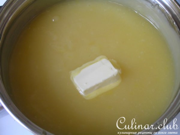 Лимонный торт с баварским муссом из белого шоколада