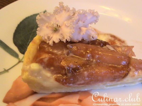 Тарт с карамелизированными грушами (Вариант)