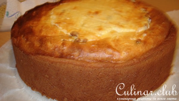 Немецкий творожный торт "Для взрослых" ("Ksetorte mit Eierlikr")