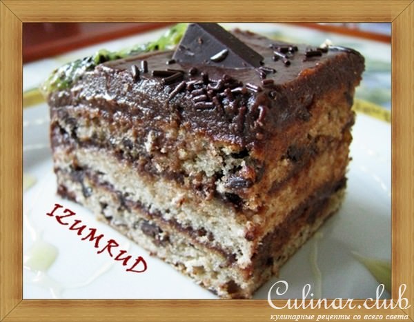 Шоколадно-банановый торт !!!