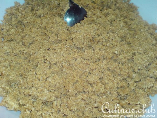 Торт домашний из печенья,творога и сухофруктов