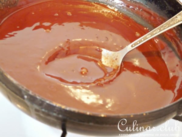 Шоколадный торт "Куши".