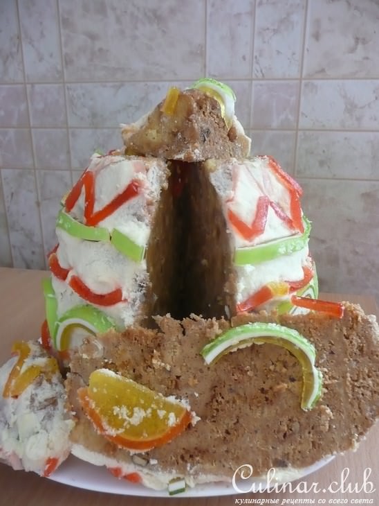 Торт ПИСАНКА (пасхальное яйцо)
