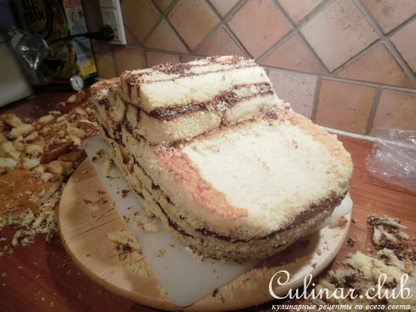Торт-Машина "Молния Маккуин"