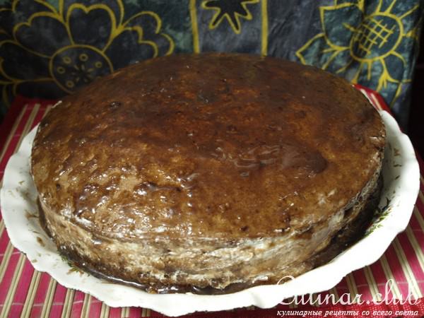 Нежный торт с лимонным кремом