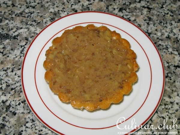 Ореховые тарталетки с...ореховой начинкой