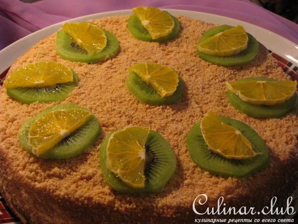 Шарлотка с бананами
