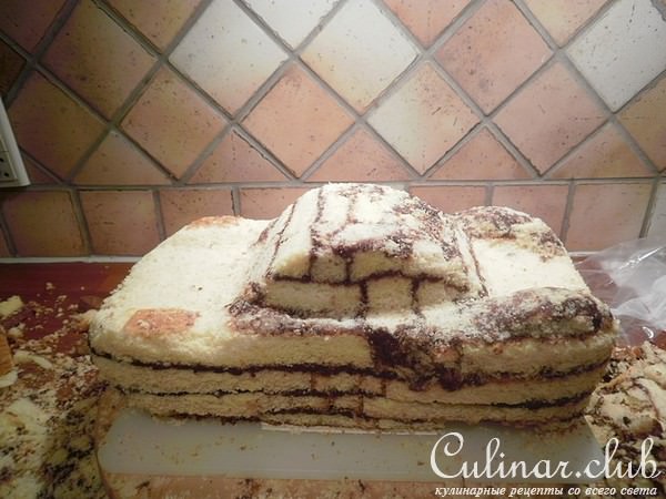 Торт-Машина "Молния Маккуин"