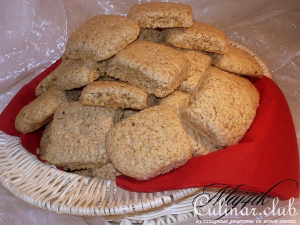Сладкое печенье с кунжутом
