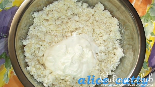 ТВОРОЖНАЯ ЗАПЕКАНКА С КУРАГОЙ И ИЗЮМОМ