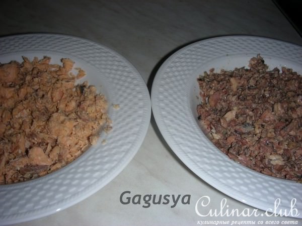 Рыбный кекс "Лосось+Сайра"