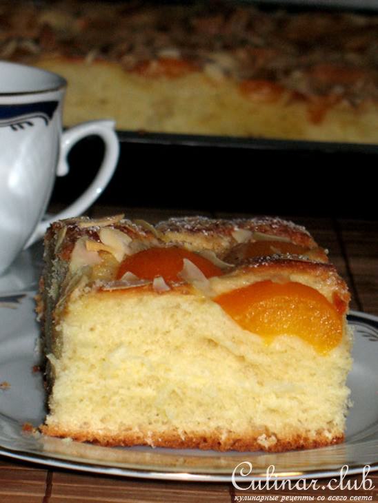 Абрикосово-масляный пирог (Aprikosen-Butterkuchen)