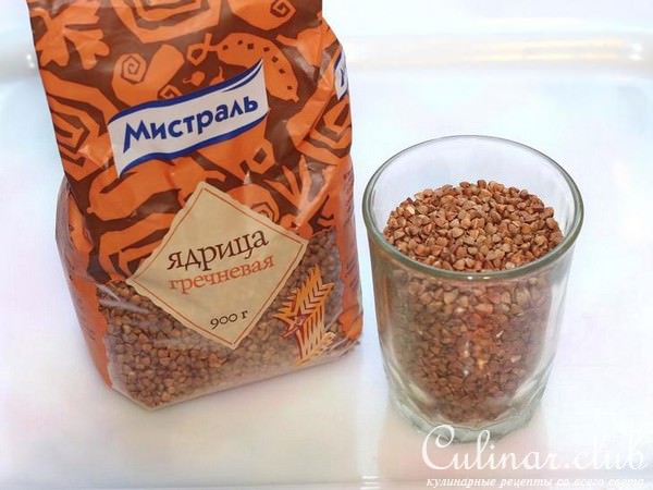 Каша гречневая, запеченная с творогом