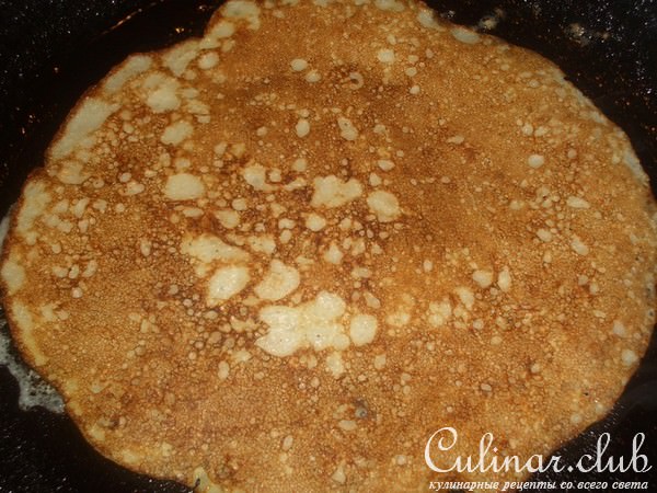 Блины манно-овсяные с сыром