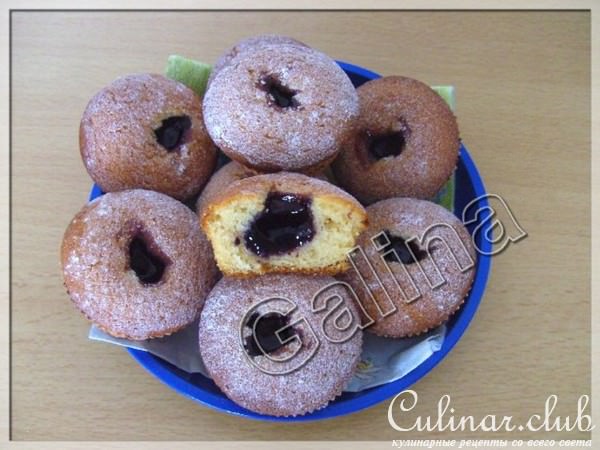 Маффины с джемом