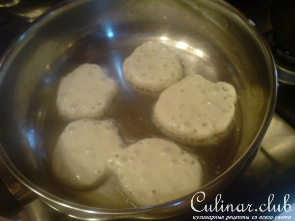 Оладушки с мясом криля