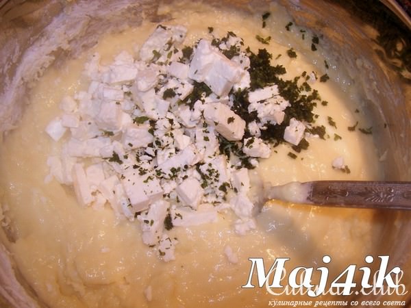 Картофельные маффины с сыром и зеленью