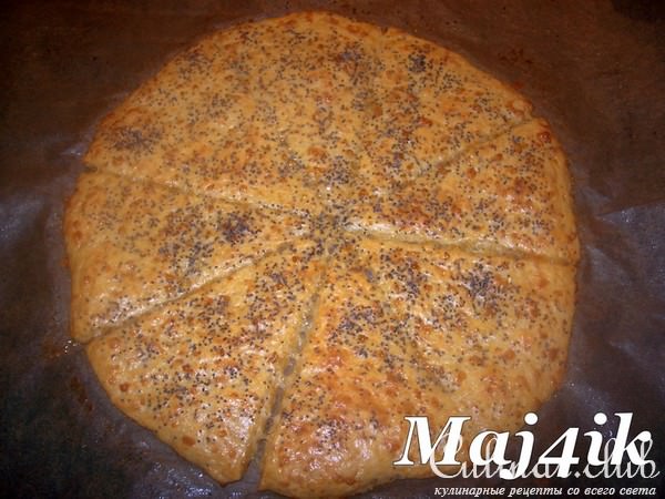 Закуска "Сырные треугольнички с маком"