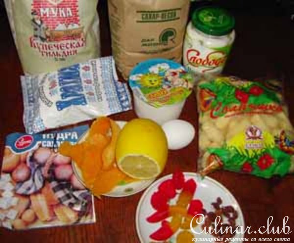 Пирожные "Цыплята"