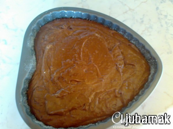 Шоколадный торт с начинкой