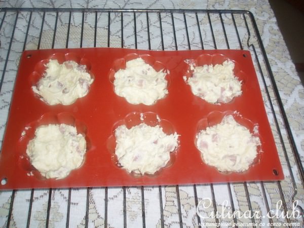 мафины сырно-мясные