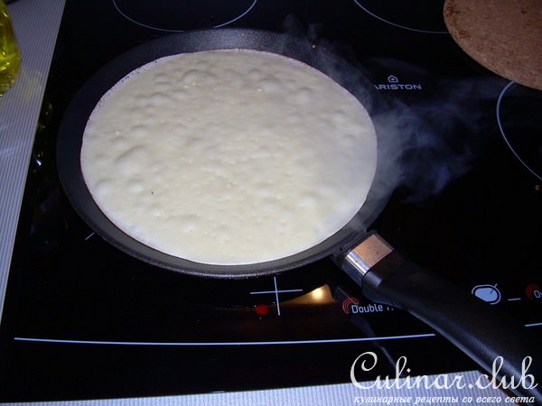 Блинчики с яйцом и луком