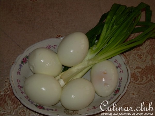 Блинчики с яйцом и луком