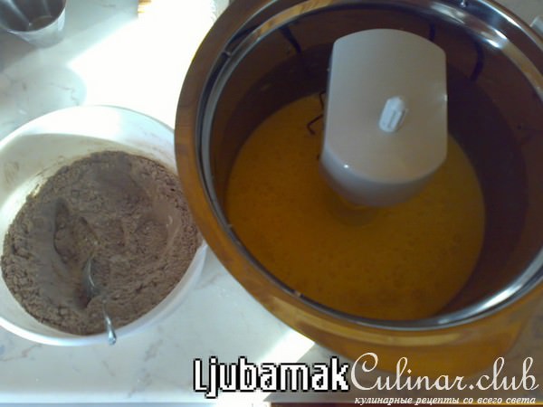 Шоколадный торт с начинкой