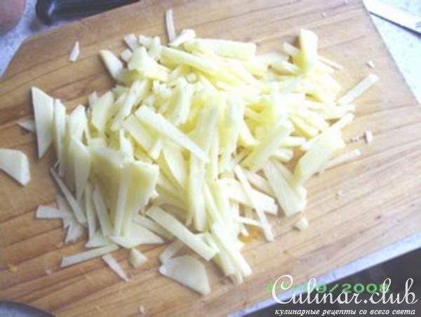 Драники с мясом и редькой