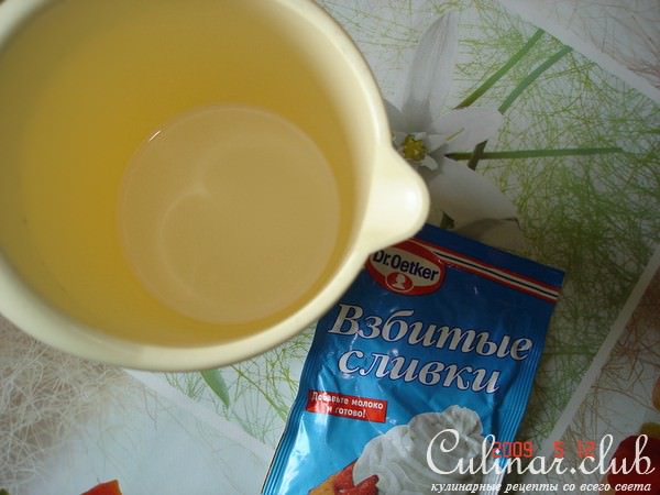 пирожные песочные с фруктами