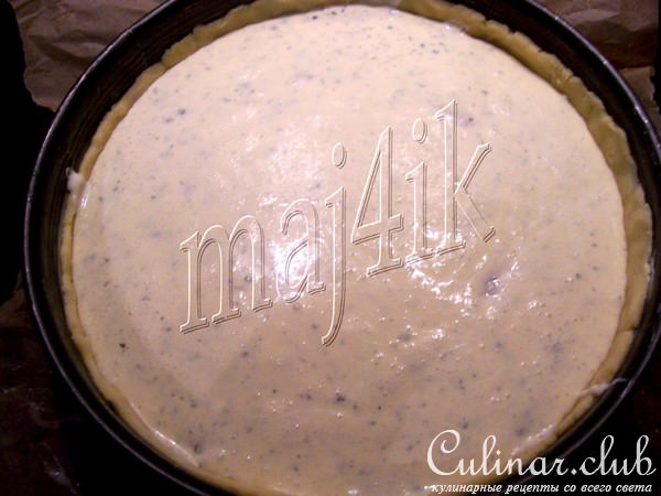 Киш с творогом и морковкой