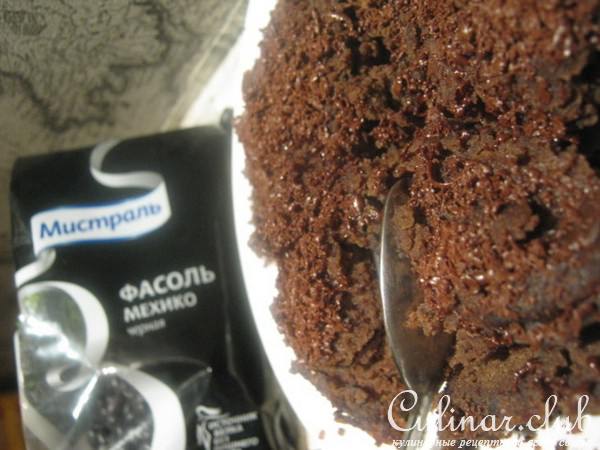 Брауни из черной фасоли