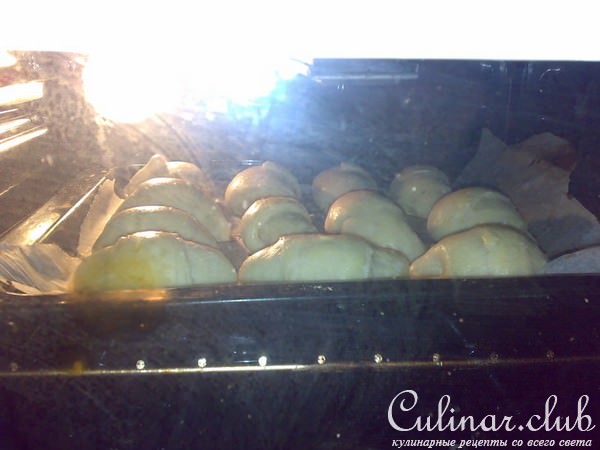 Рогалики с шоколадом