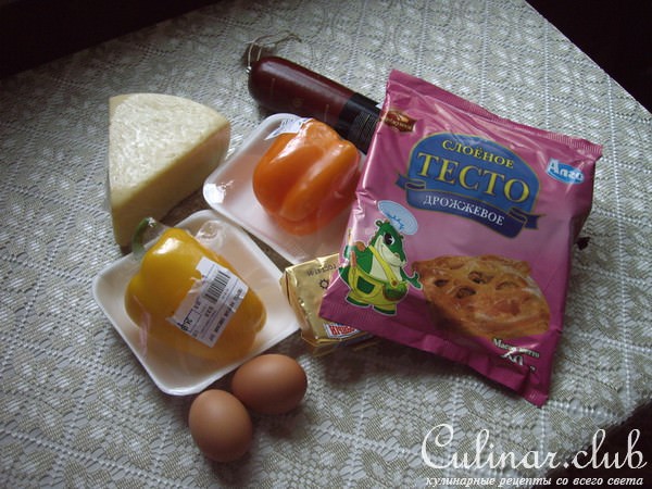 Спиральки из слоеного теста