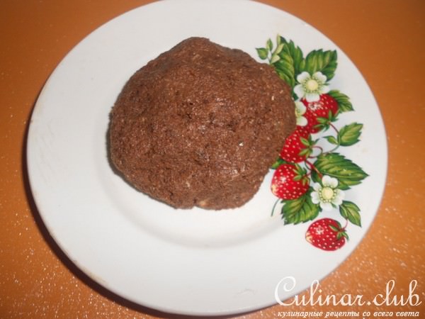 Шоколадный киш с рисовым пудингом и сыром