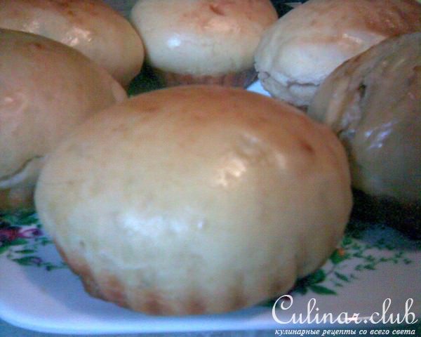 Небюджетные булочки с копченой рыбой