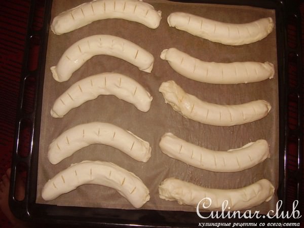 Бананы в слойке