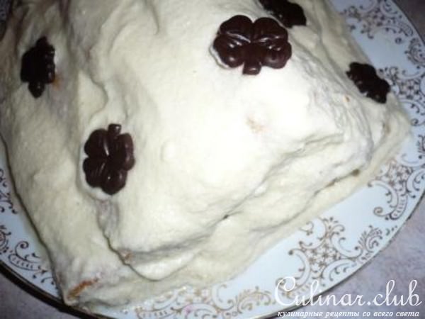 торт "Поленница" с черносливом"