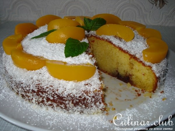 Кекс с кокосом