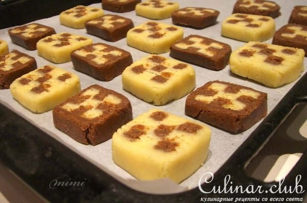 шахматное печенье