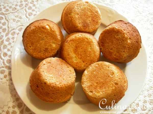Кексы на сметане с шоколадной начинкой
