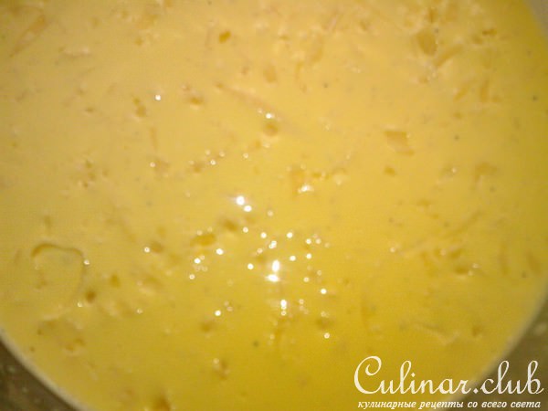 Пирог/киш с курицей и яблоками