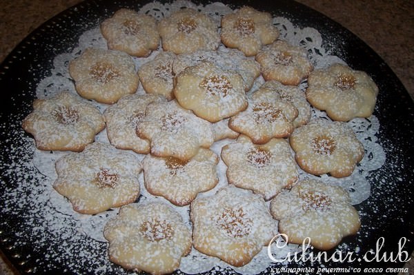 печенье "ромашка"