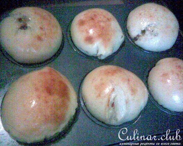 Небюджетные булочки с копченой рыбой