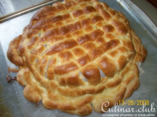 торт "Корзинка с грибами"