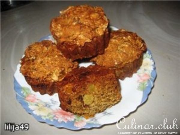 Фруктовый кекс на скорую руку