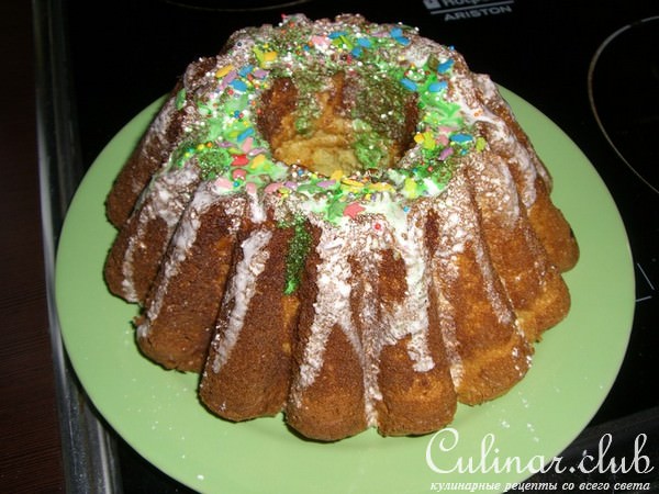 Кекс к чаю с кедровыми орешками!