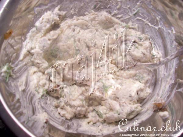 Пирог с печёными баклажанами и сыром