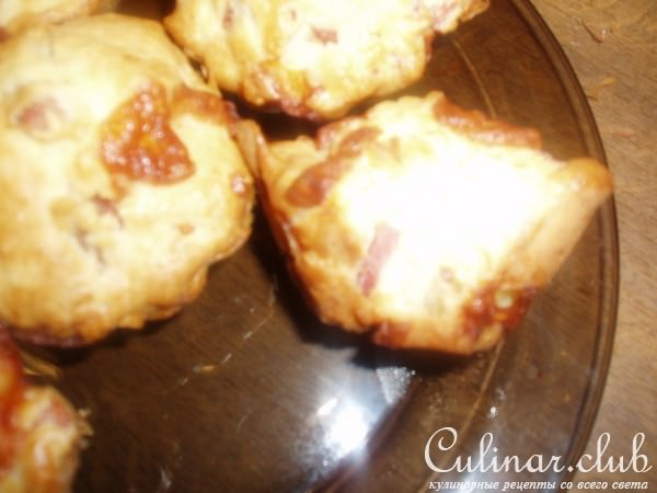 мафины сырно-мясные