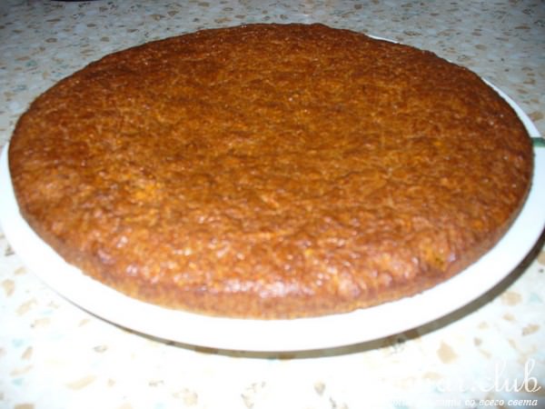 Морковный пирог